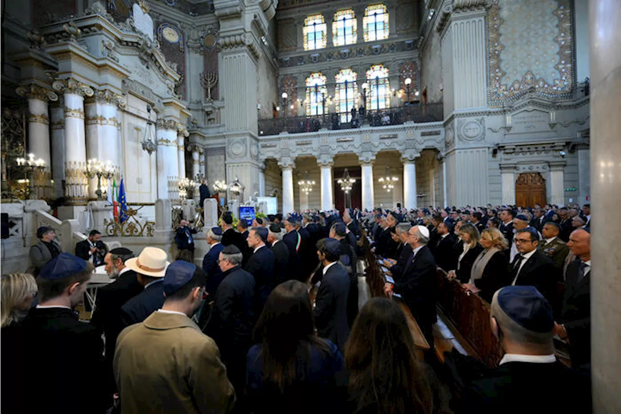 Alla Sinagoga la commemorazione a un anno dall'attacco del 7 ottobre