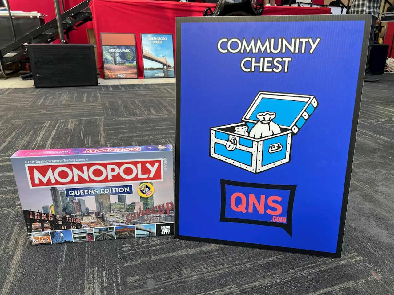 Queens Center Mall hosts Monopoly Queens edition board reveal