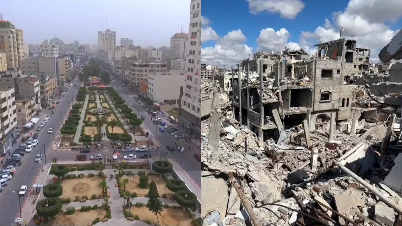 A look at Gaza City before and after October 7, 2023