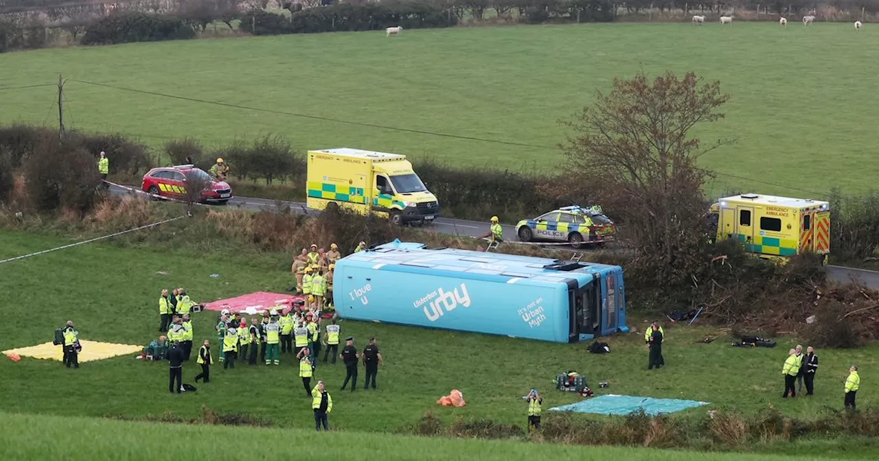 Co Down school issues statement after bus with 46 passengers onboard crashes