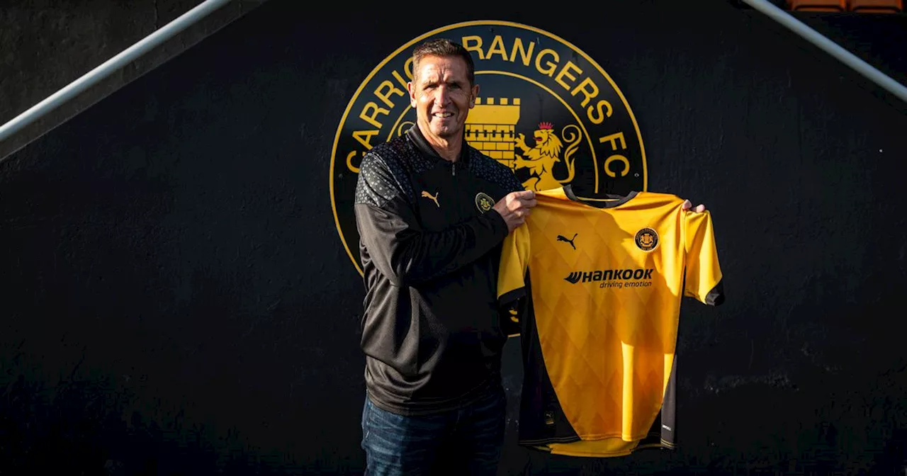 Stephen Baxter on Carrick Rangers' ambitions which enticed him back to the game