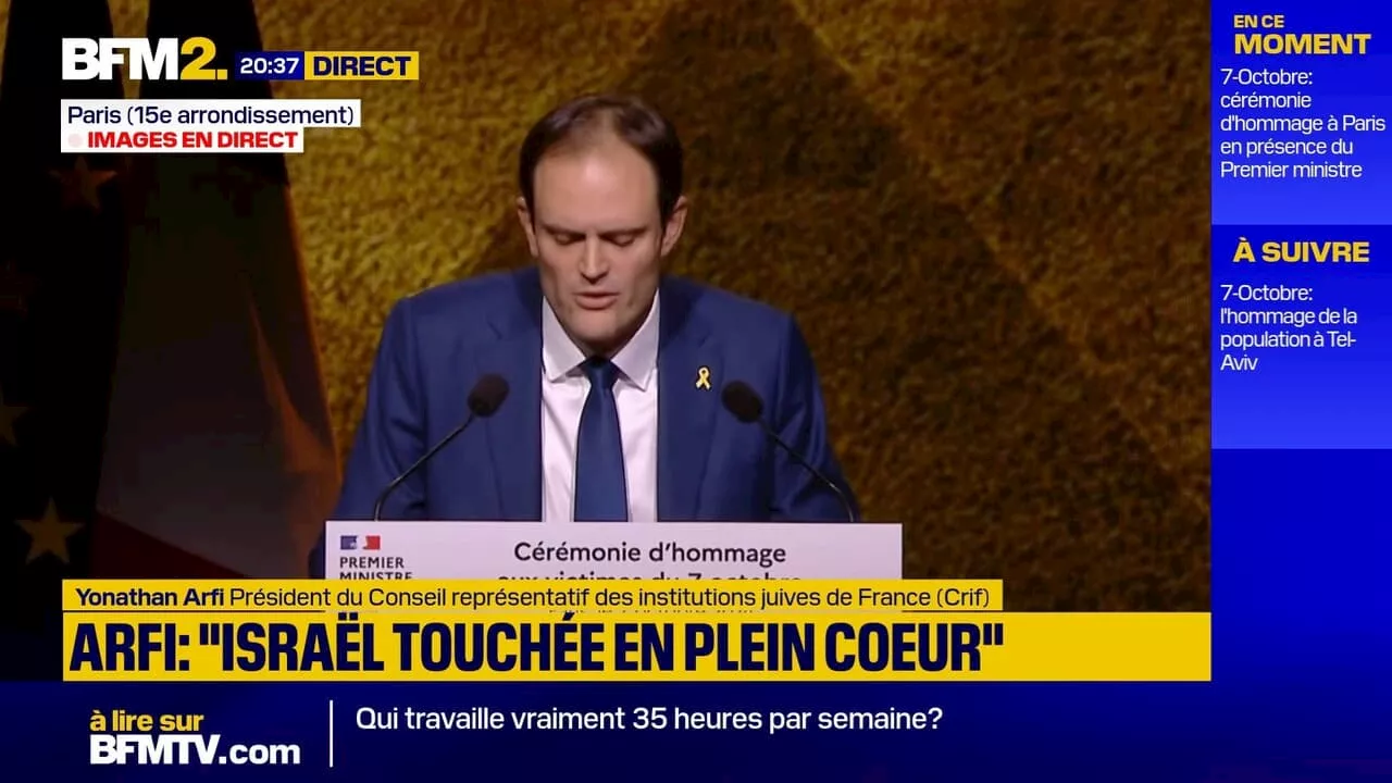 7-Octobre: le président du Crif déplore l'attitude de La France insoumise