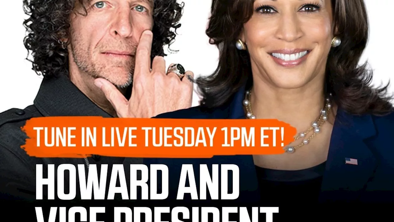 Howard Stern, Stephen Colbert, The View to Interview VP Kamala Harris