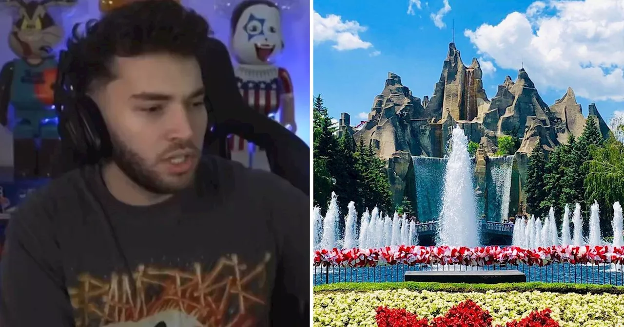 Streamer Adin Ross calls out Canada's Wonderland saying park owes him a refund