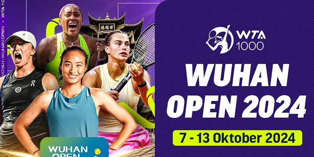 Link Live Streaming Turnamen WTA 1000 Wuhan Open 2024 di Vidio, 7-13 Oktober 2024