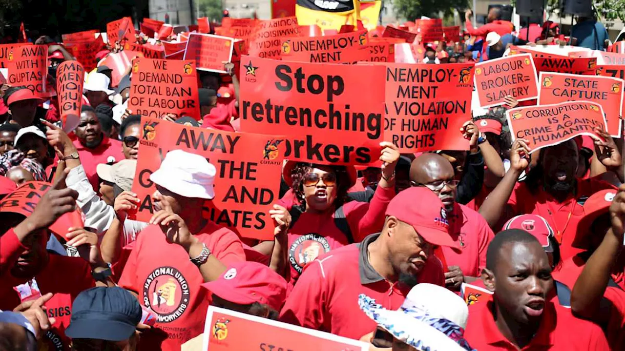 COSATU Embark on Nationwide Strike Over Unemployment, South Africans Call It Counterproductive