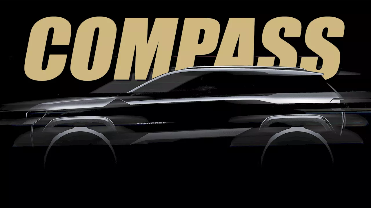 2026 Jeep Compass Teased, Europe Gets First Look In 2025, US To Follow