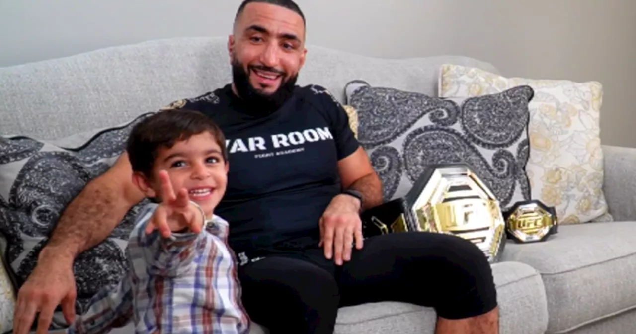 After coming to Chicago for treatment, injured Gaza boy bonds with UFC champ's family