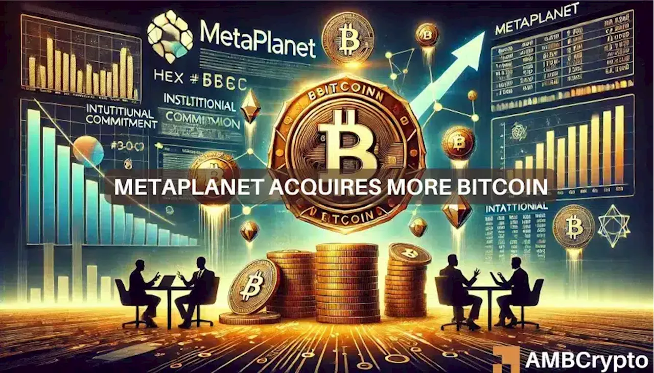 Japan’s Metaplanet expands Bitcoin portfolio with latest purchase