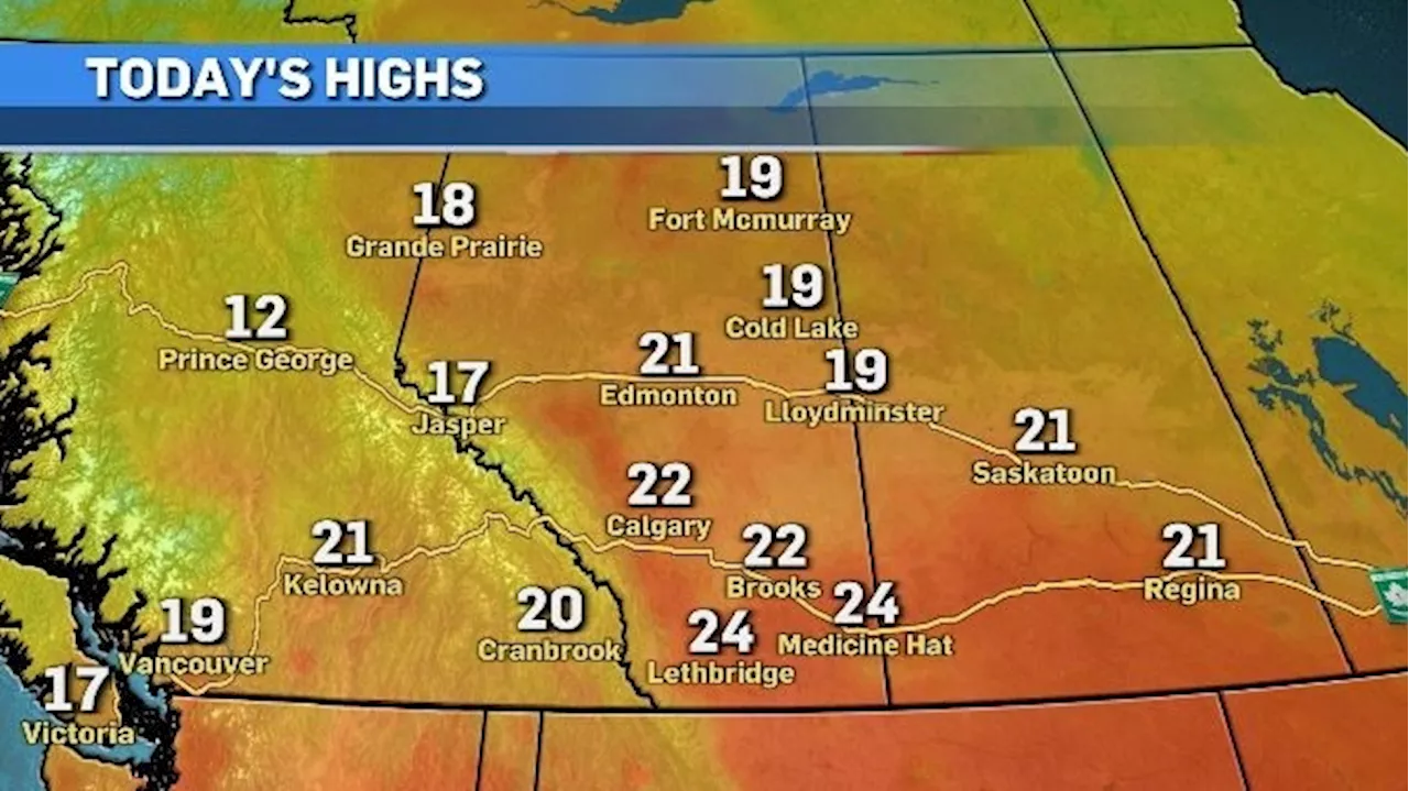 Warm and windy start to the week with highs in the low 20s