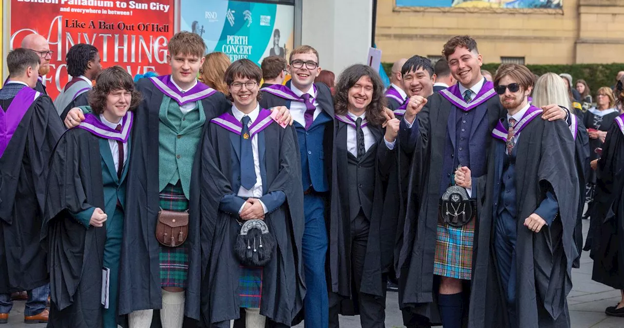 Congratulations as Perth UHI graduation ceremony takes place