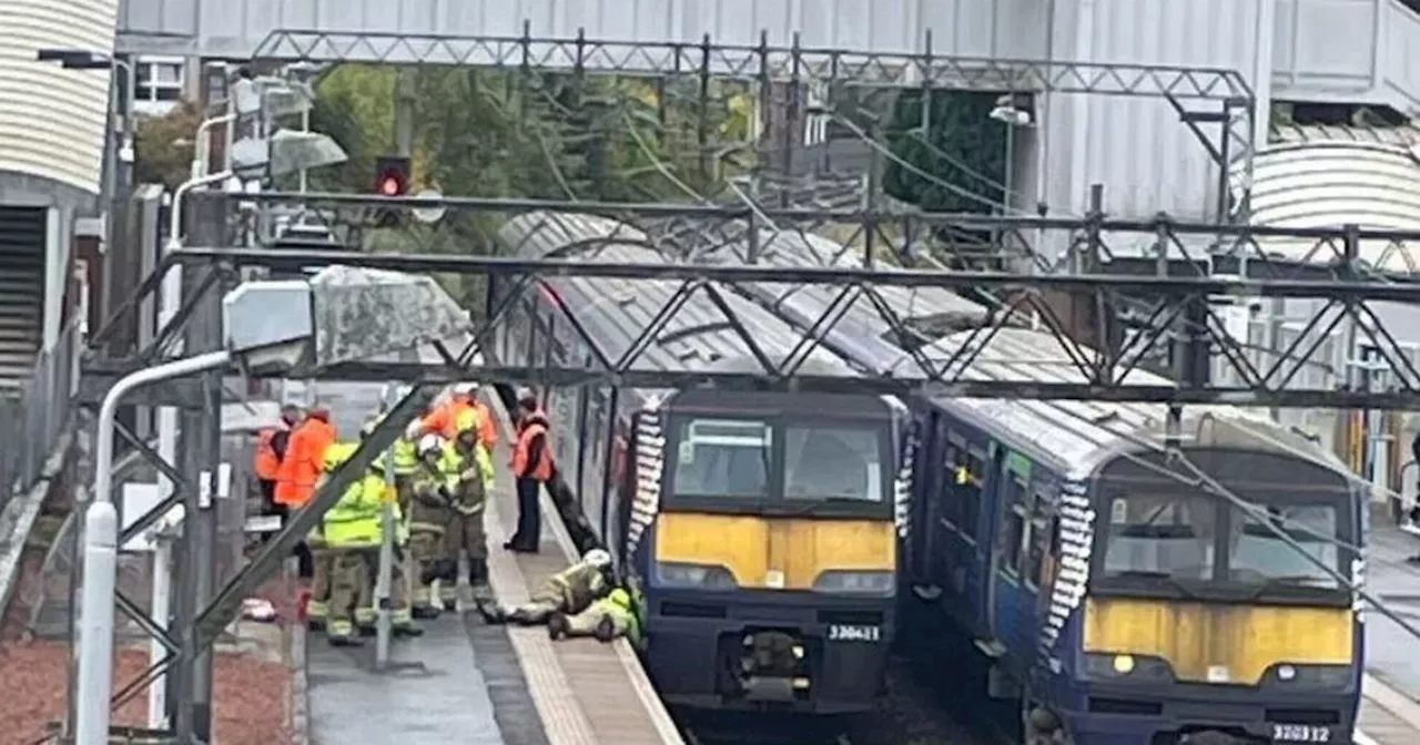 Fire breaks out on Scots train sparking cancellations across major rail lines