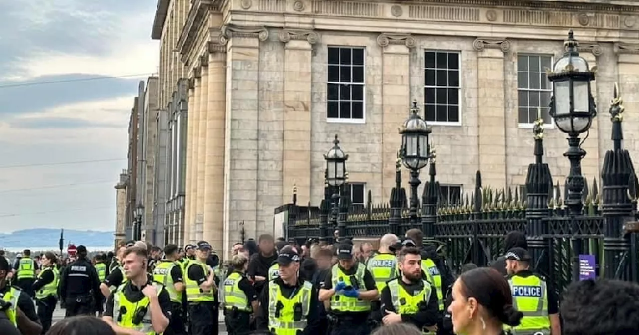 Four cops injured in Edinburgh city centre after Hibernian v Motherwell match