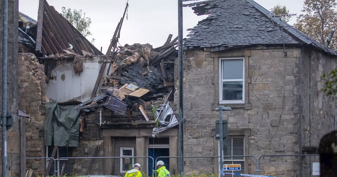 Horror Alloa flat explosion leaves man dead and three injured as blast probed