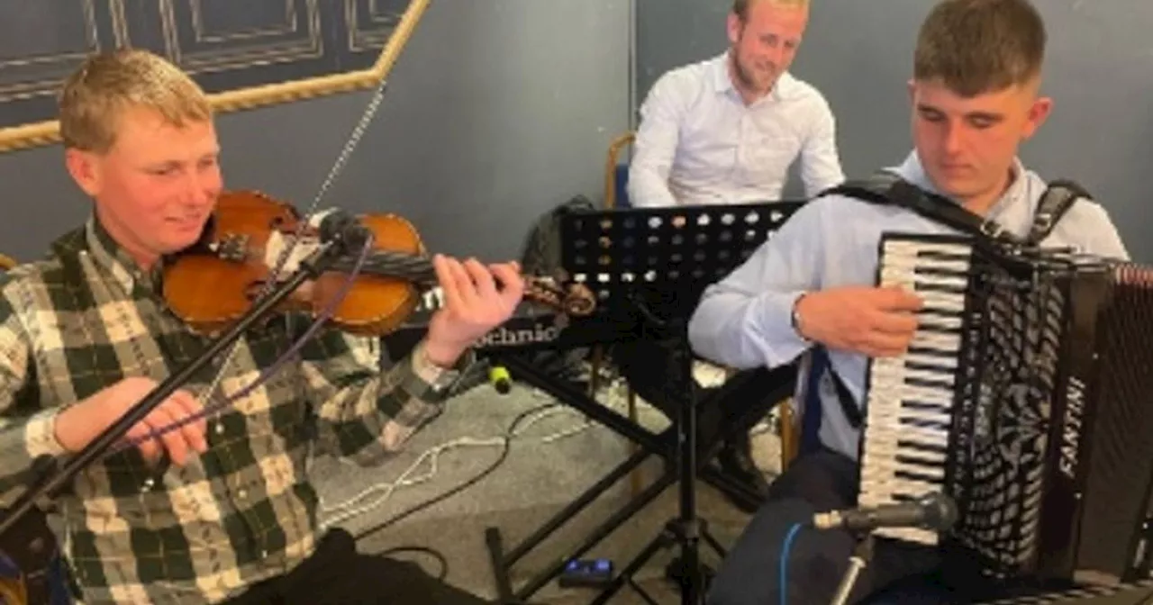 The Fin Hope Trio were guest artistes at Dumfries Accordion and Fiddle Club