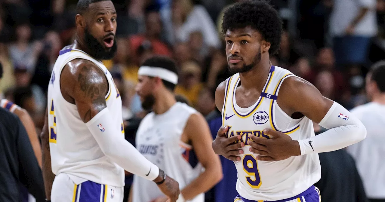 Los James, primera pareja padre e hijo en debutar en la NBA