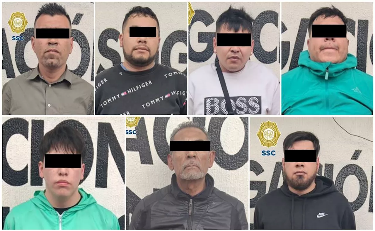 Caen 7 extorsionadores en la Venustiano Carranza; víctima denunció cobro de 'derecho de piso'