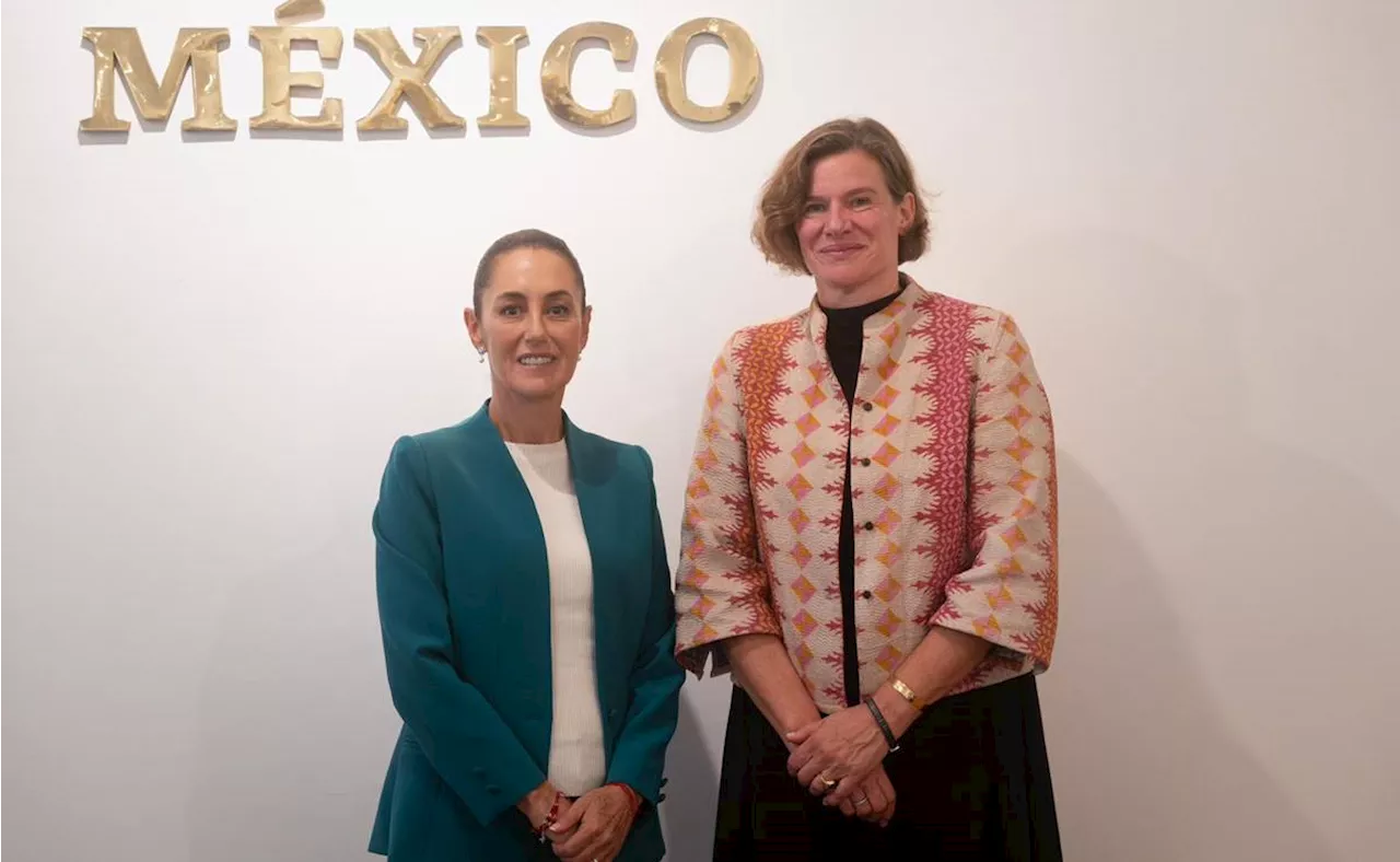 Sheinbaum se reúne con Mariana Mazzucato en Palacio Nacional; dialogaron sobre proyectos de innovación y desarrollo regional