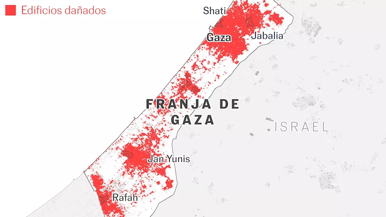 Los efectos de un año de guerra en Gaza: bombardeos, muertes y destrucción sin precedentes