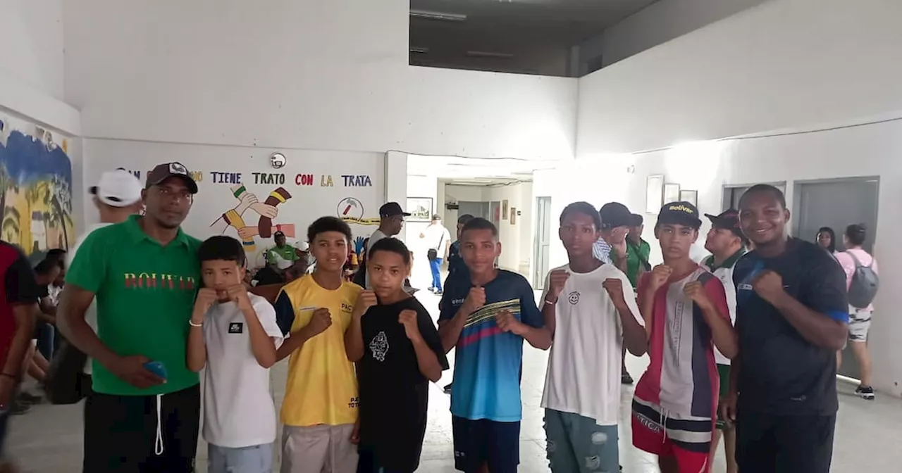 Boxeo Infantil de Bolívar, en nacional de San Onofre muestra su semilla