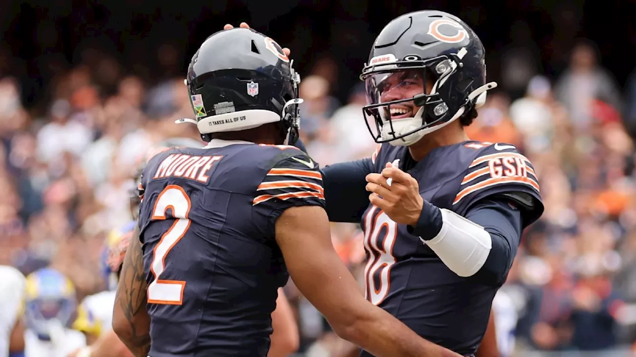 Bears' Caleb Williams finds big-play connection with DJ Moore