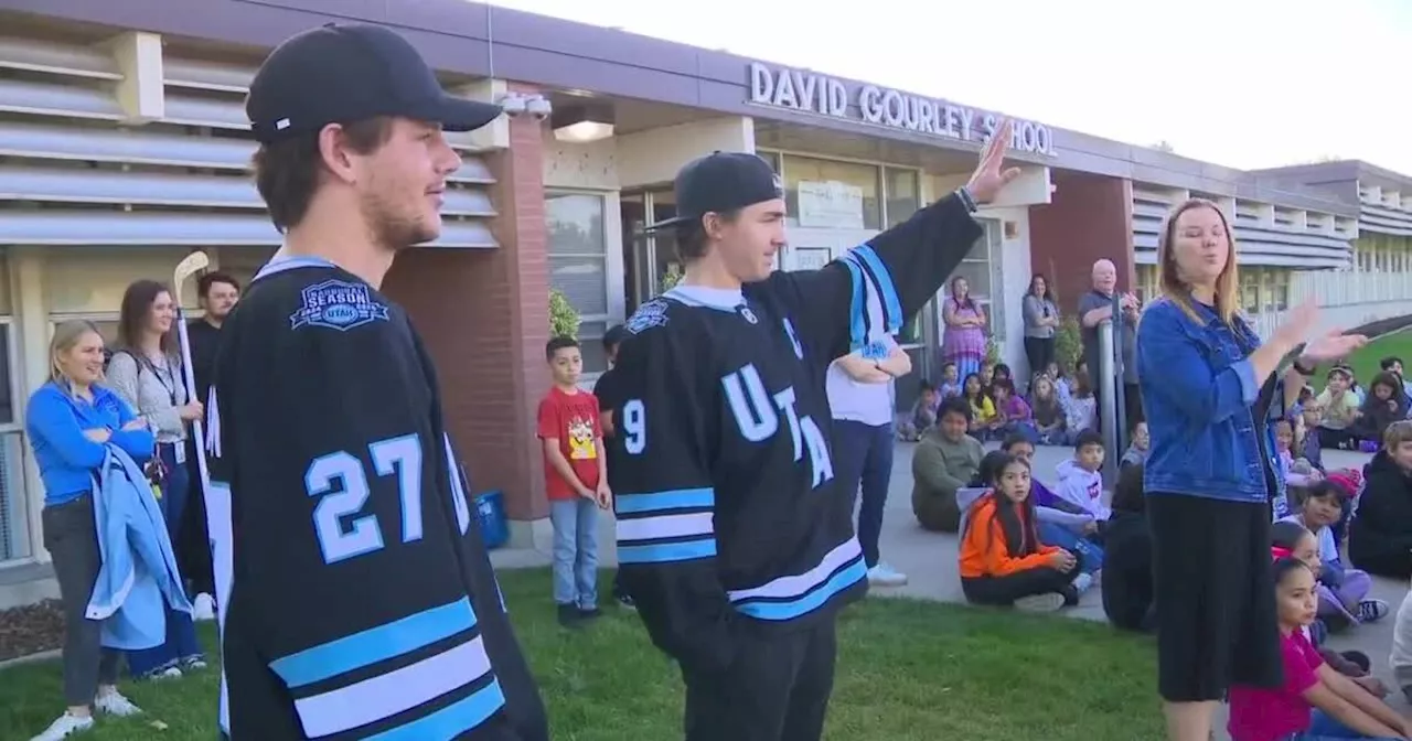 Utah Hockey Club heads to school to rally young fans ahead of season opener