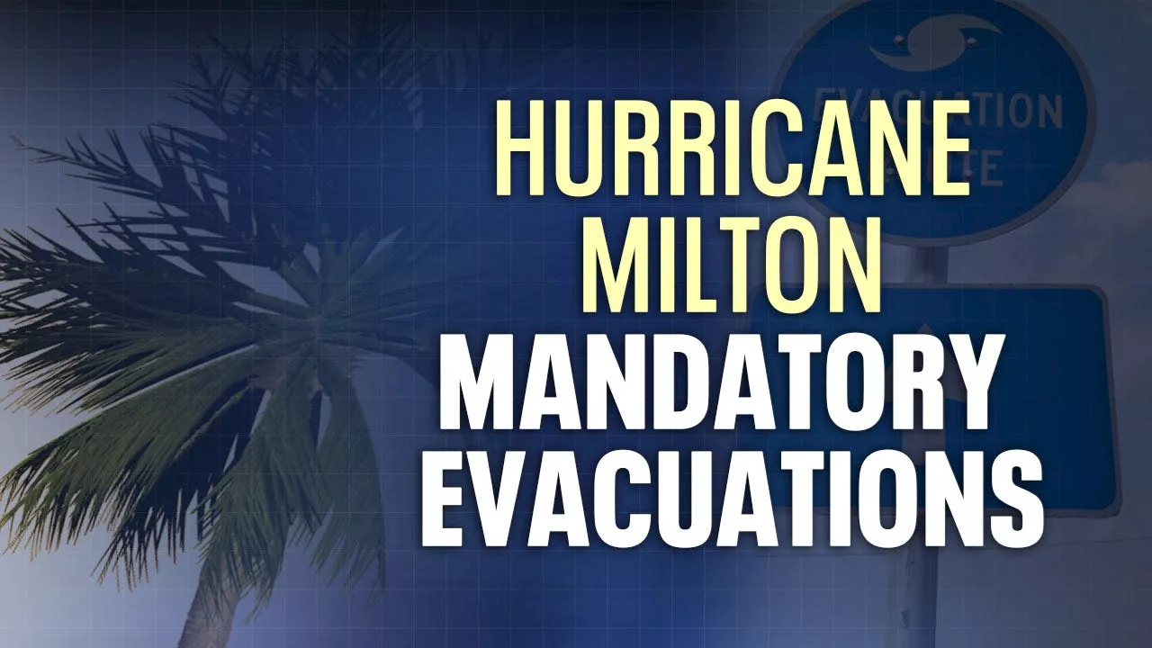 Hurricane Milton Threatens Tampa Bay Area, Evacuations Ordered