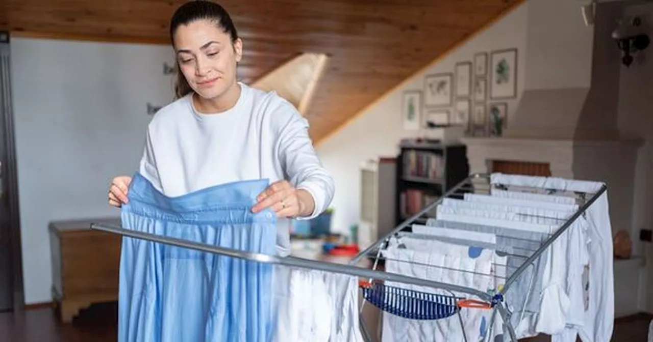 Cleaning expert's 'burrito' laundry method dries clothes in under two hours