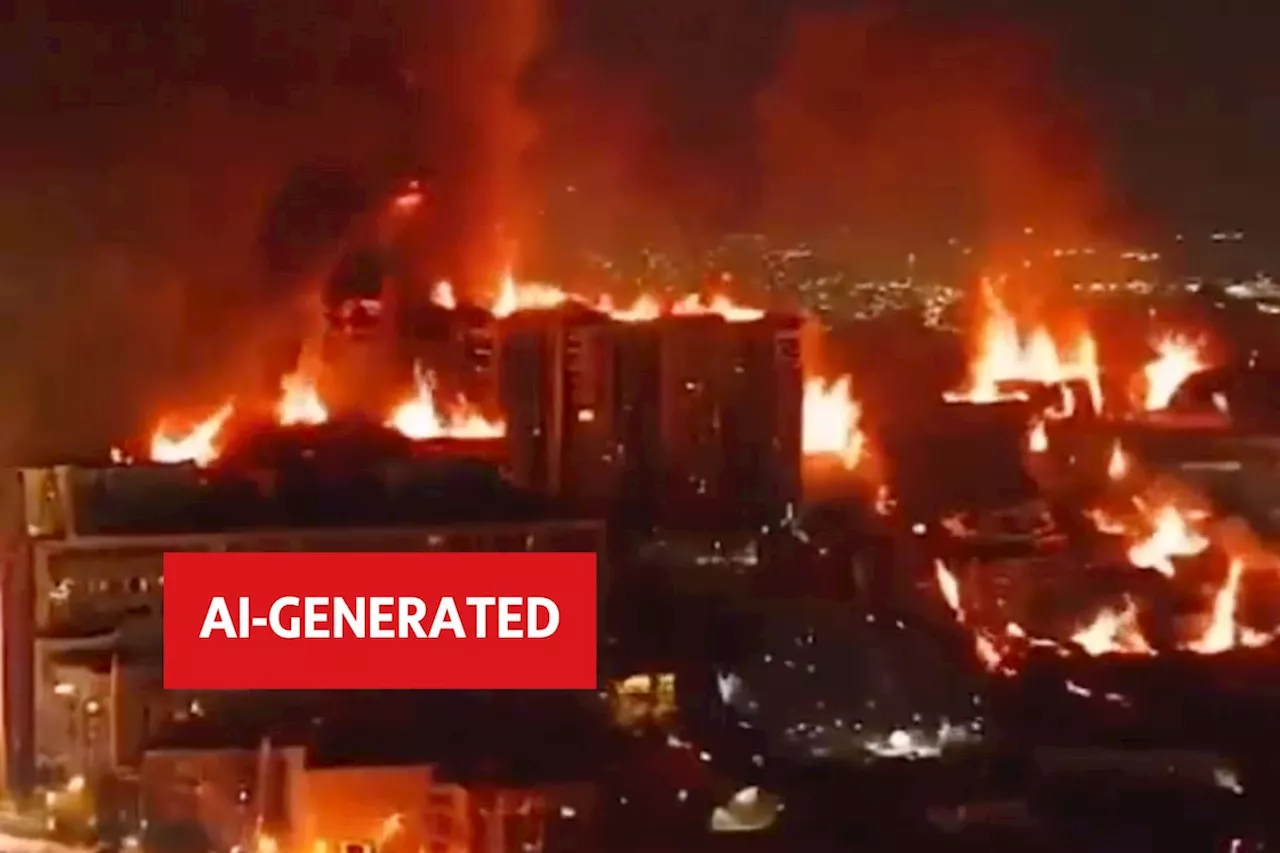 AI-generated video claims to be aftermath of Israeli strike on Beirut