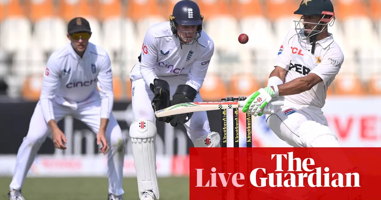 Pakistan v England: first men’s cricket Test, day one