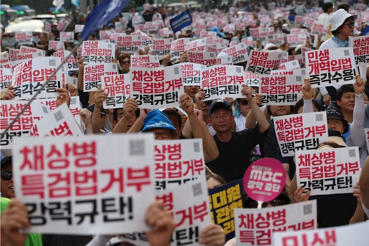 채상병 특검법 플랜B ‘상설특검’ 꺼내는 민주당…국힘 “나치냐” 반발