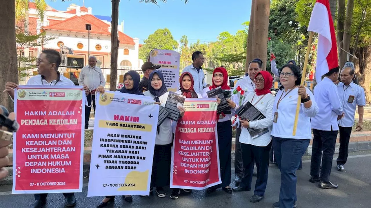 Hakim di Makassar ”Mogok”, Ratusan Sidang Tertunda