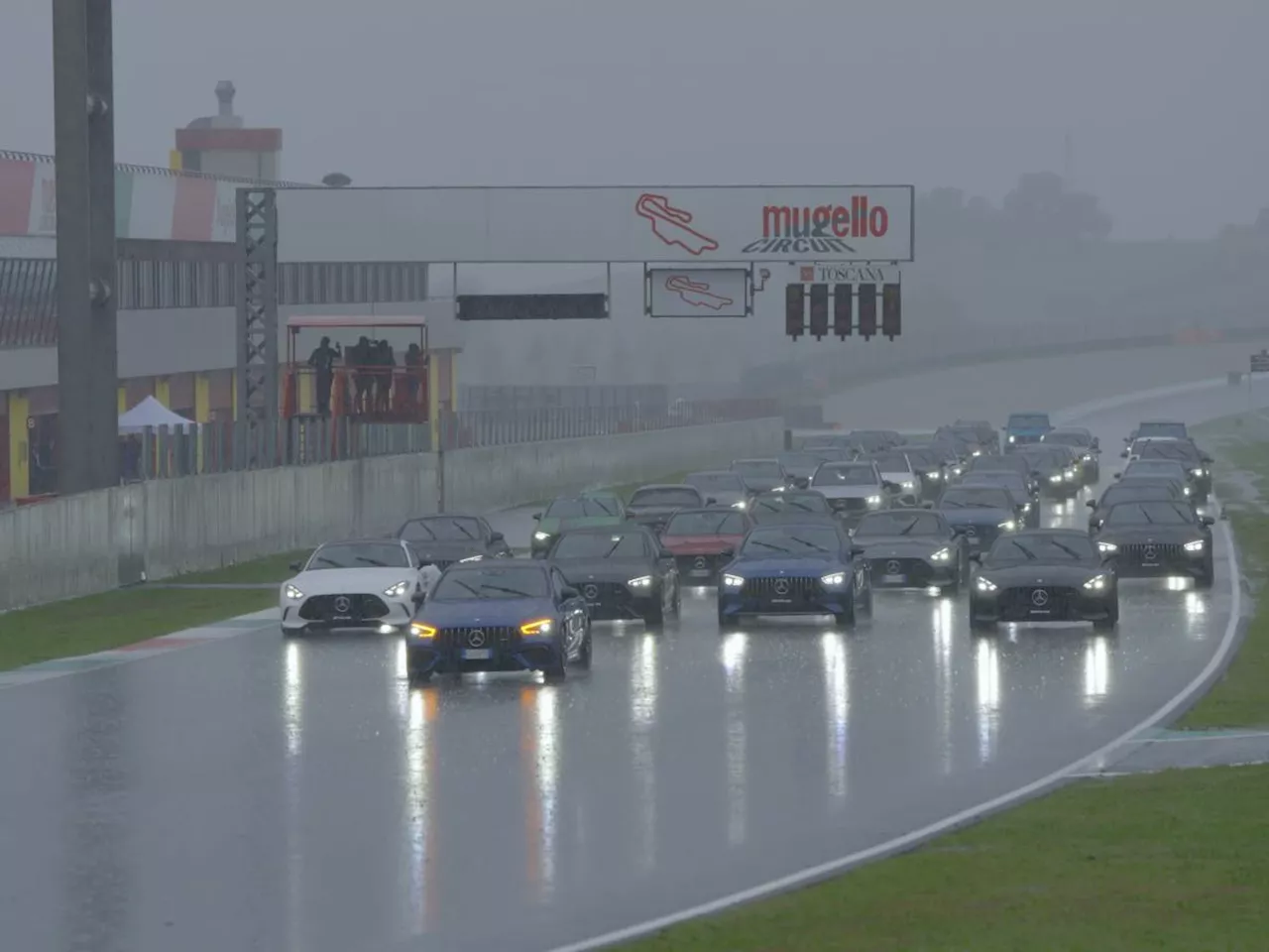 All’AMG Performance Day sul circuito del Mugello tra pioggia e adrenalina