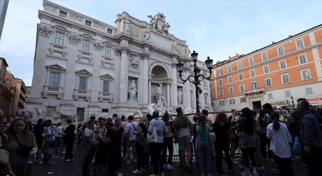 Fontana Di Trevi, lavori in vista del Giubileo