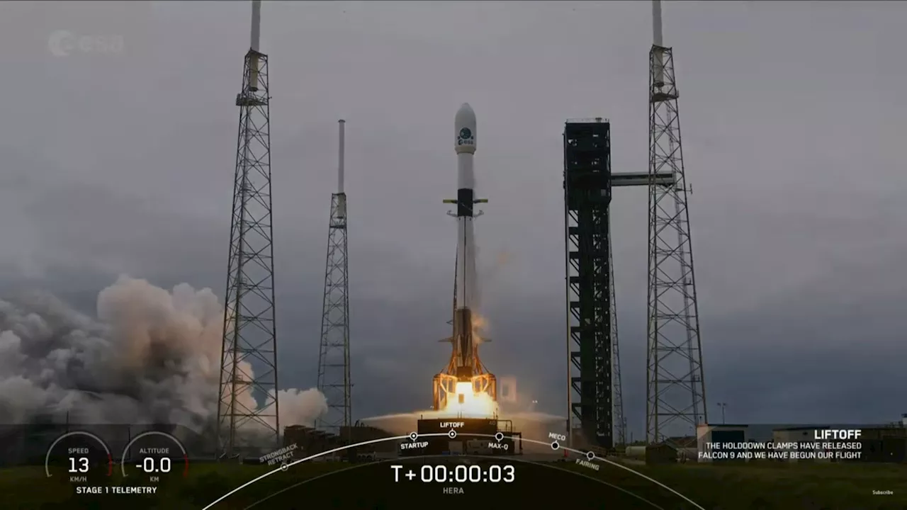 ESA’s Hera mission launched aboard SpaceX, to probe NASA knocked off asteroid Dimorphos