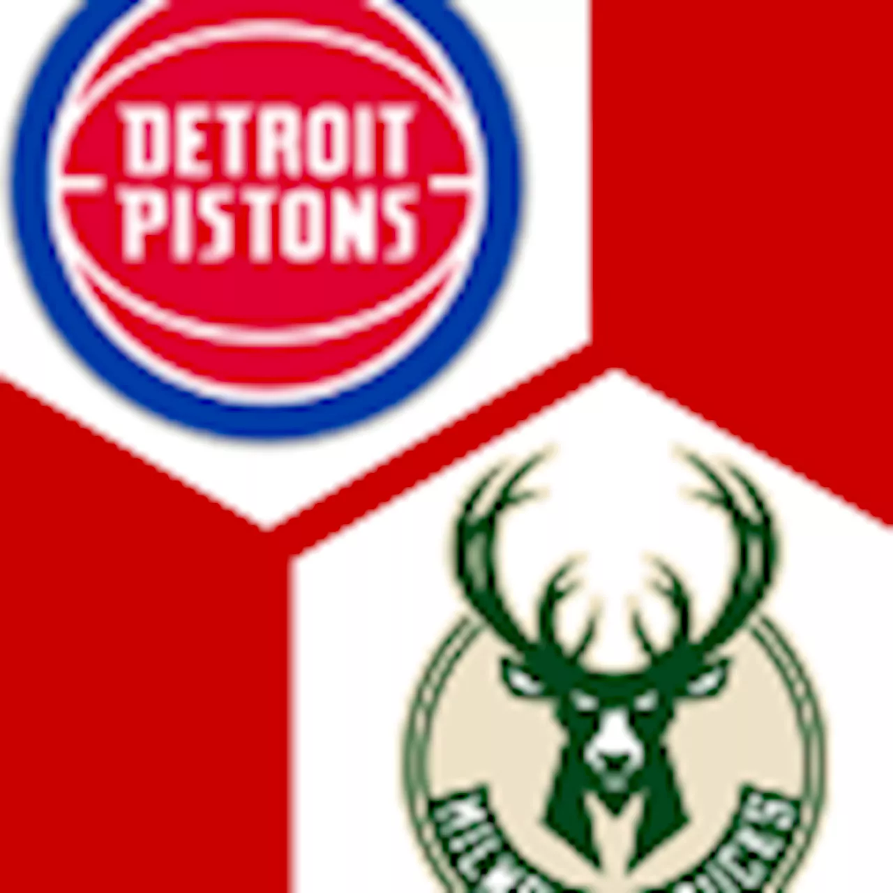  Detroit Pistons - Milwaukee Bucks 120:87 | 1. Spieltag