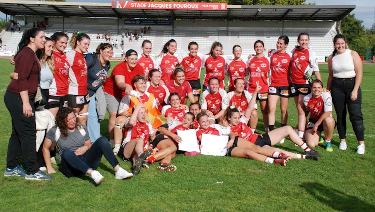 Les féminines du RC Auch dominent Labarthe-sur-Lèze