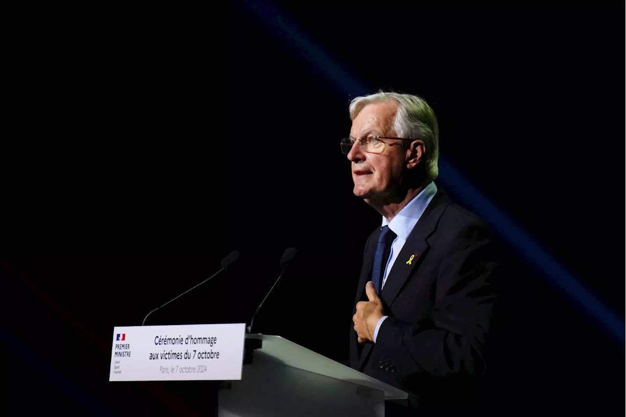 7-Octobre/antisémitisme: 'Nous ne laisserons rien passer', promet Barnier