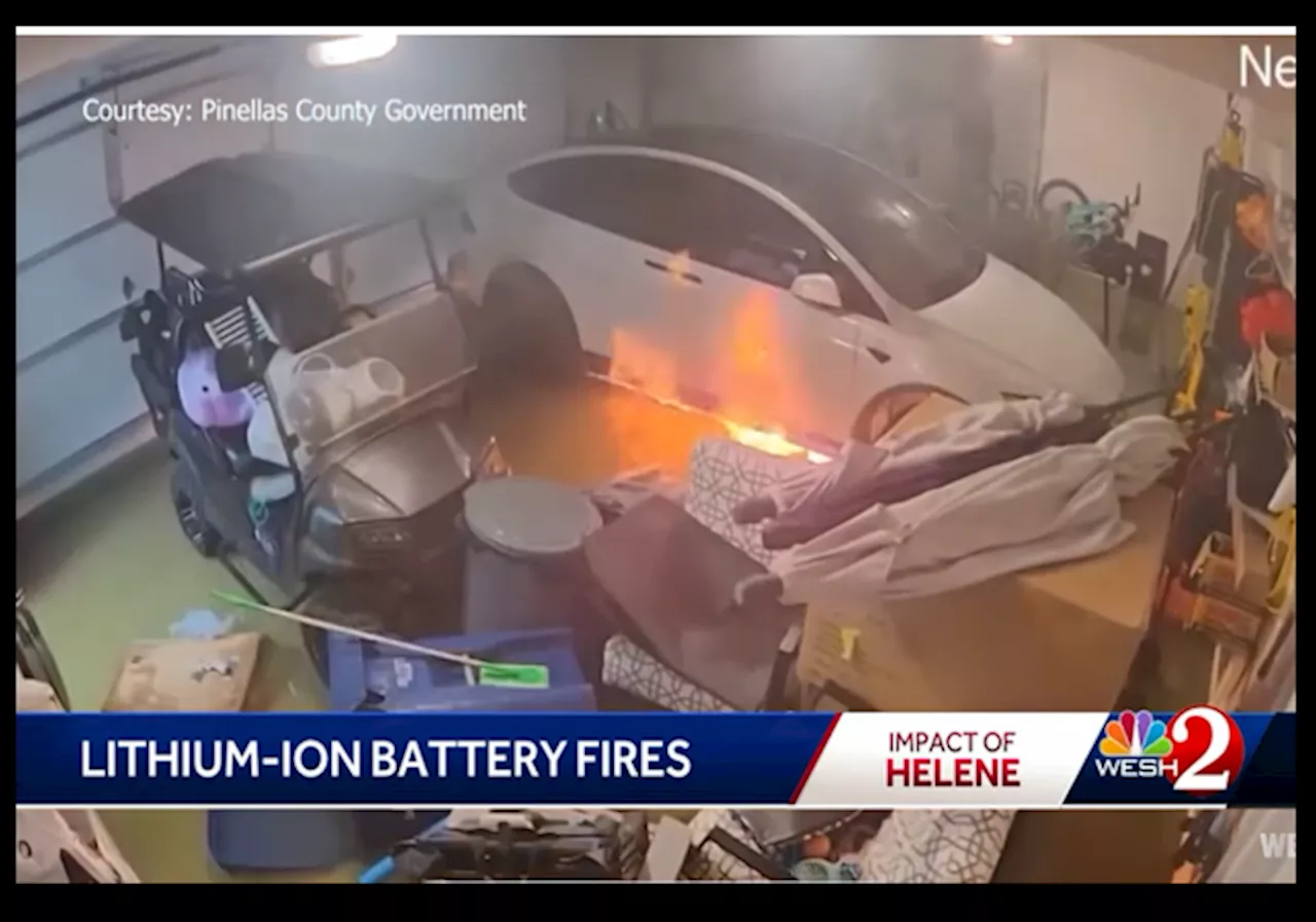 Lithium-Ion Batteries Blamed for Hurricane Helene Fires