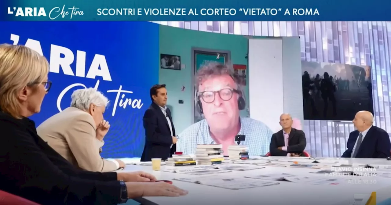 L'Aria che tira, "vado fuori di testa": volano stracci tra la Meli e Ugo Mattei