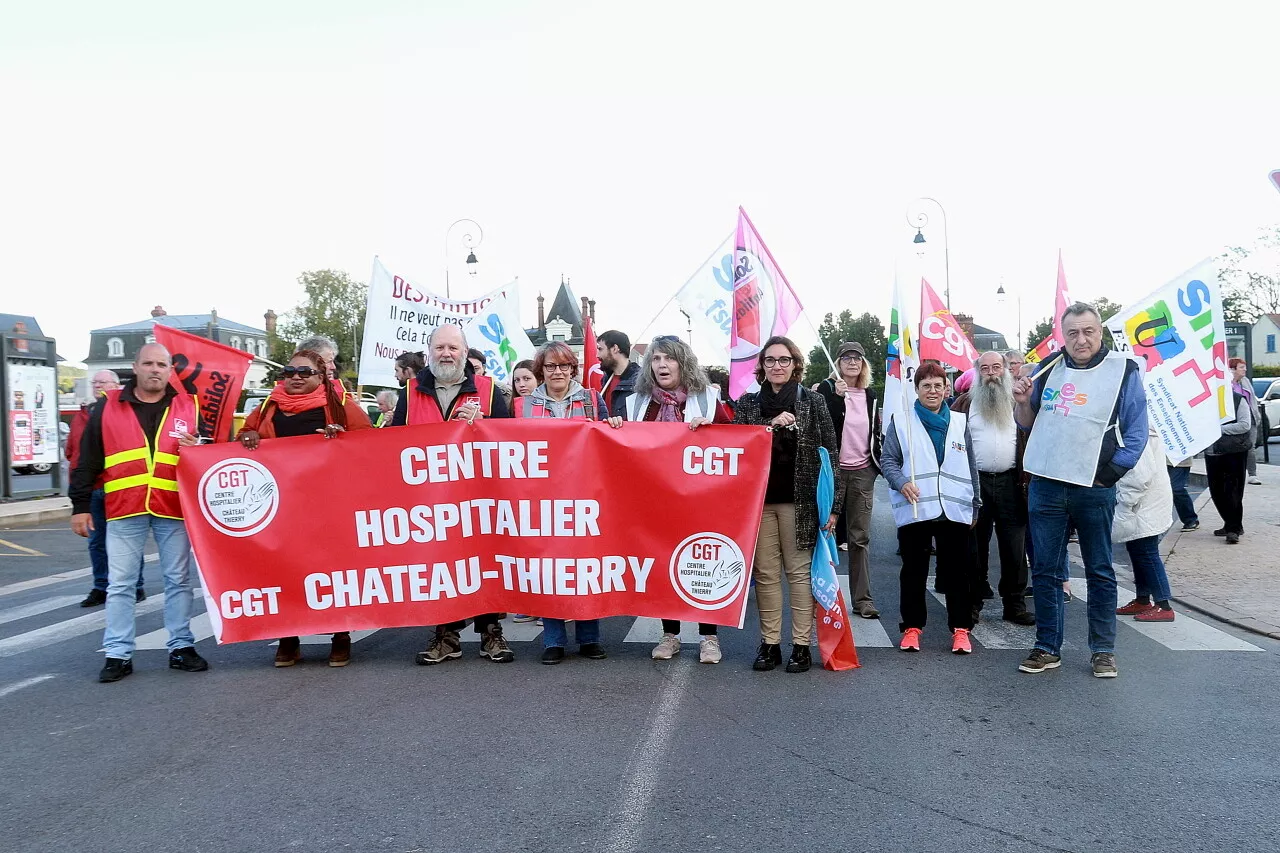 Une centaine de manifestants mardi dernier dans cette ville de l'Aisne