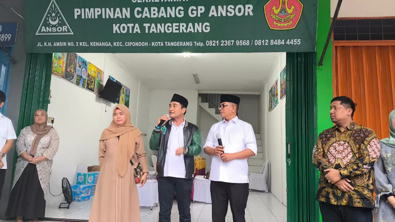 Andra Soni-Dimyati Dapat Dukungan GP Ansor Kota Tangerang di Pilkada Banten