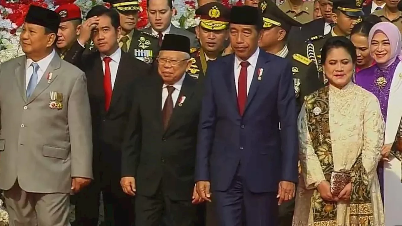 Istana Bantah Jokowi Tak Salami Try Sutrisno Saat HUT ke-79 TNI