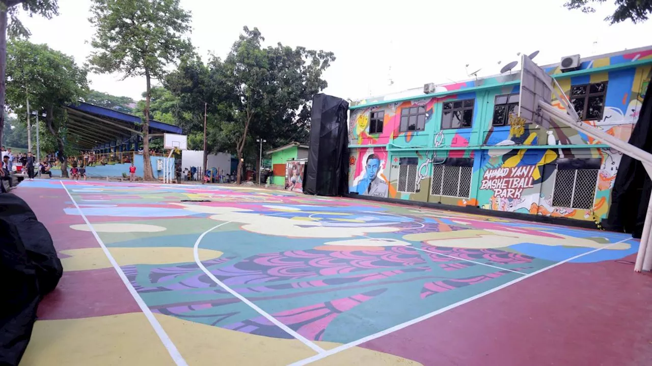 Sambut HUT TNI ke-79, Perbasi Buat Lapangan Basket dengan Mural Jenderal Ahmad Yani di Tangerang