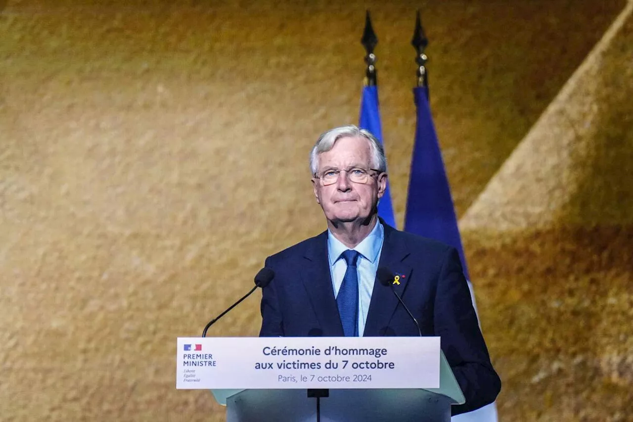 7-Octobre : face à l’antisémitisme, « nous ne laisserons rien passer », promet Michel Barnier