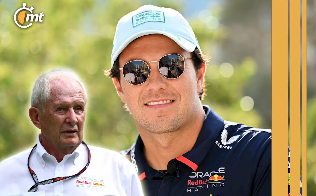 ¿Se va? Helmut Marko pone en duda el lugar de Checo Pérez en Red Bull para 2025