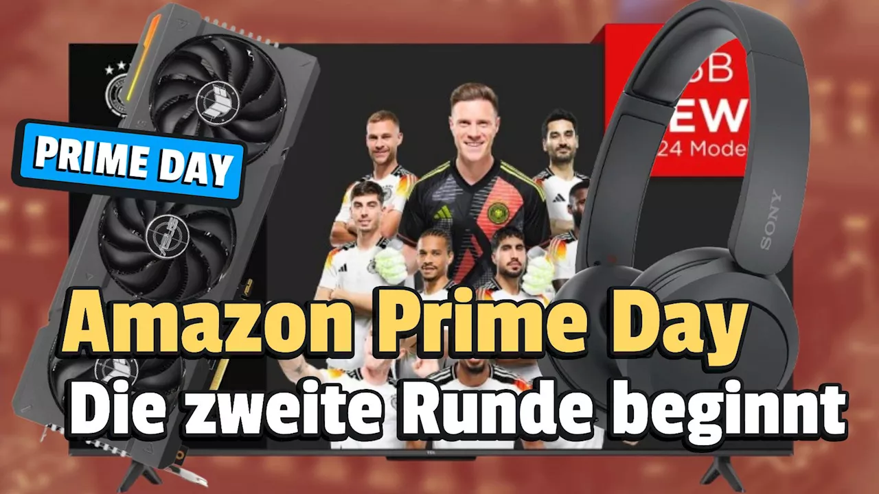 Rabatt-Alarm beim Amazon Prime Day 2: Sichert euch Top-Technik zum besten Preis