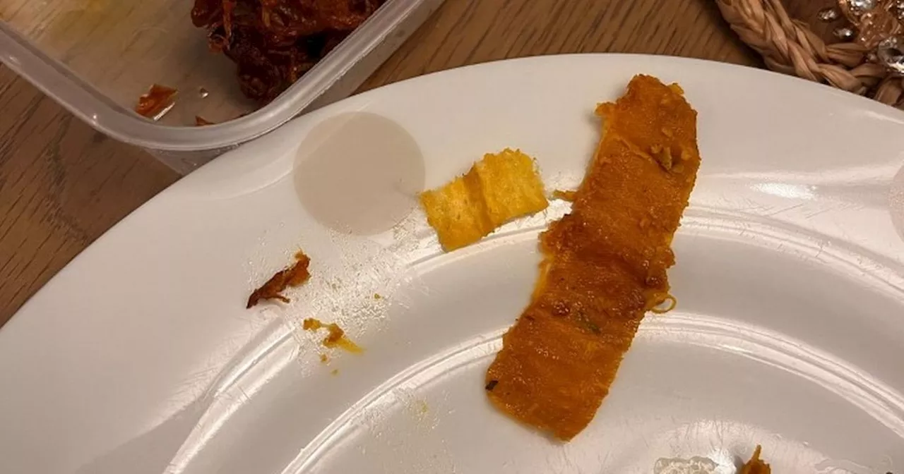 Curry house responds as diner claims they 'found plaster in onion bhaji'