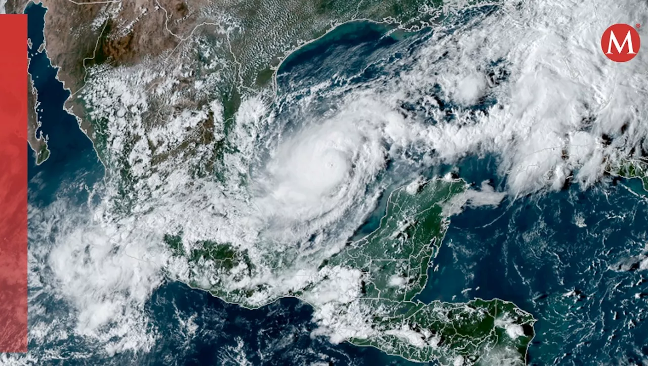 Así se ve el huracán 'Milton' desde el espacio en su paso por el Golfo de México