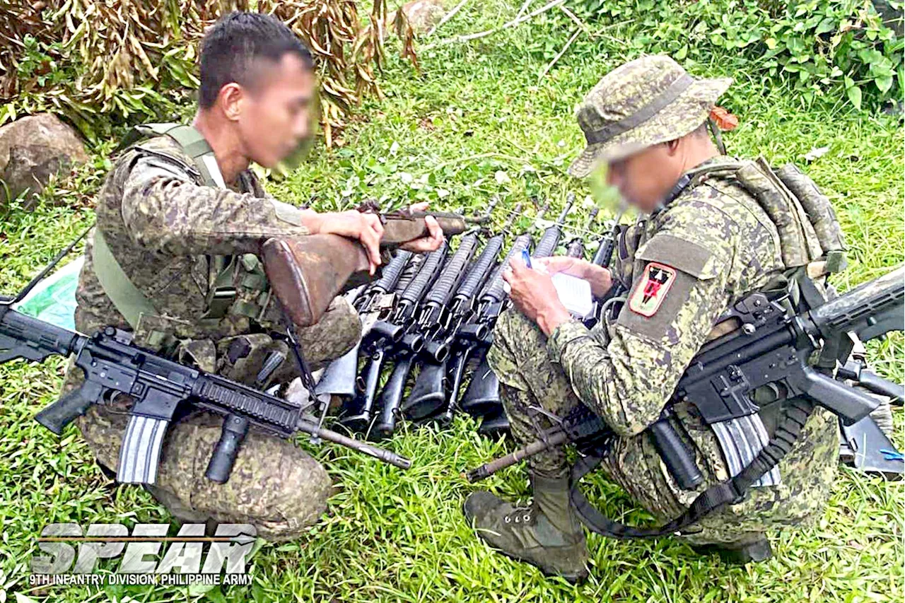 Army seizes firearms cache in Iriga City